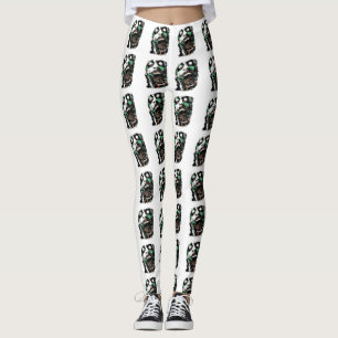 Collants Tête de Zombie