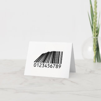 COLLAPSE OF CAPITALISM Folded Thank You Card Dankeskarte