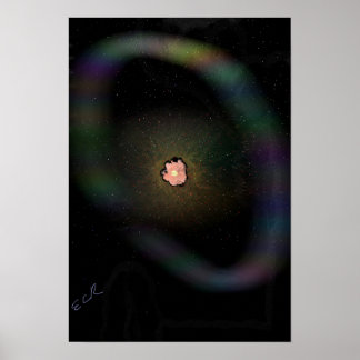 Collapsing Supernova, Expanding Shell Poster
