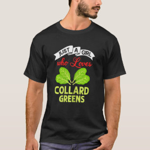 Collard Grüntöne Rezept Pflanze Seasoning Vegatabl T-Shirt