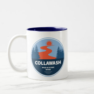 Collawash Wild And Scenic River Oregon Zweifarbige Tasse