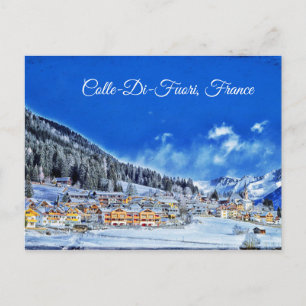 Colle-Di-Fuori, France Carte postale hivernale