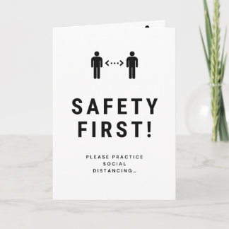 Colleague Farewell Card - Safety First Karte