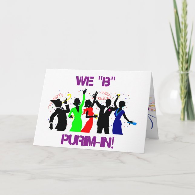 COLLECTE TMH - Fête - Purim Carte de Jour Saint (Devant)