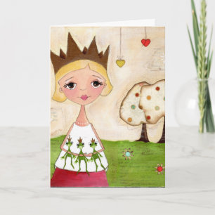 Collecteur de grenouille - carte de voeux