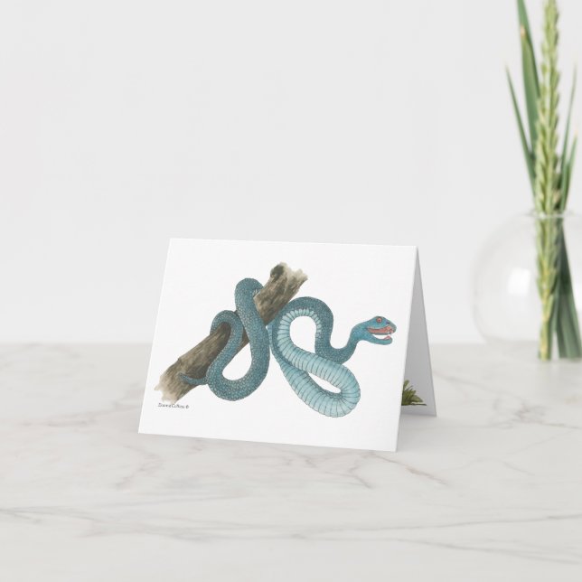 Collection Austrailian  snake Note Card Karte (Vorderseite)