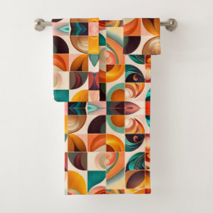 Collection Carré Abstraite Retro tendance