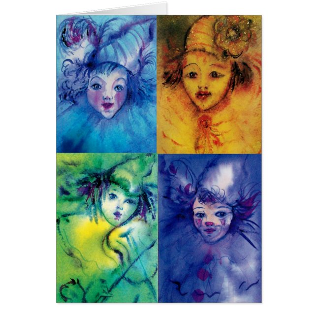 COLLECTION CLOWNS / Balle Masquearde vénitienne (Devant)