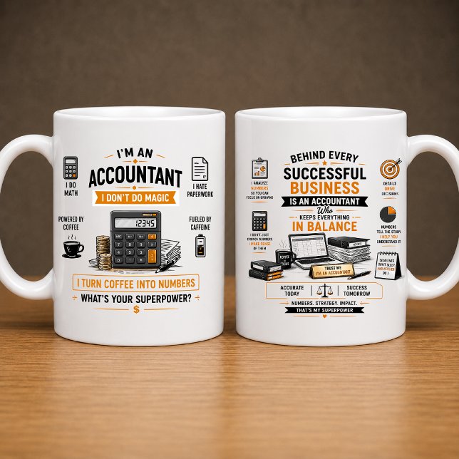 Collection Comptable Drôle | Mug Comptable (Créateur téléchargé)