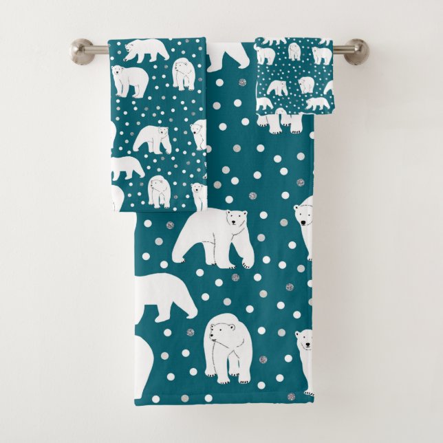Collection d'animaux arctiques - Ours polaires  (En situation)