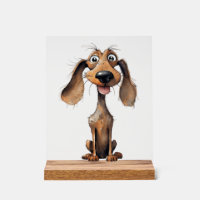Collection d'art de race de chien de dessin animé
