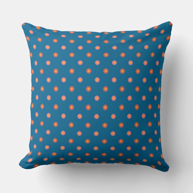 Collection d'art folklorique Pois Coussin ou couss (Recto)