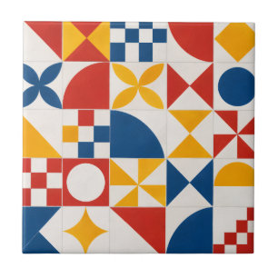 Collection de carreaux décoratifs géométriques