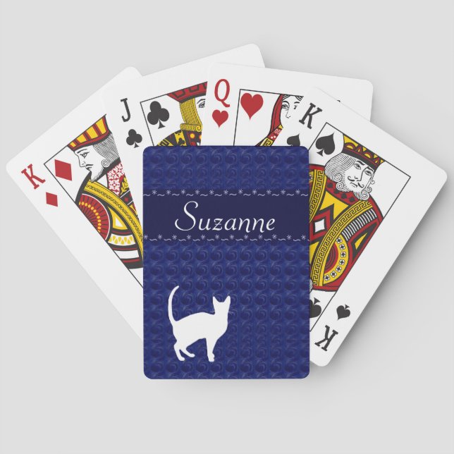 Collection de chats de caresse - cartes de jeu (dos)