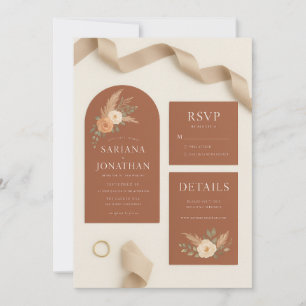 Collection de faire-part de mariage Roses   Terrac