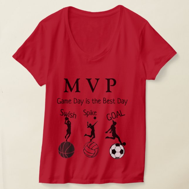 Collection de lignes sportives - T-shirt femme (Poser)