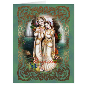 Collection de Mariages Radha Krishna - Carte de ré