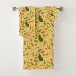 Collection de Motifs de paniers de fruits - Avocad