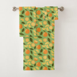 Collection de Motifs de paniers de fruits - Orange
