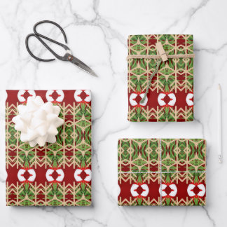 Collection de papier d'emballage chic et tendance