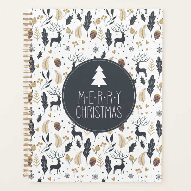 Collection de voeux de Noël pour les cerfs et les  (Devant)