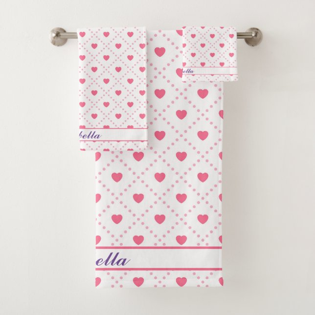 Collection des valentines du Coeur rose rustique (En situation)
