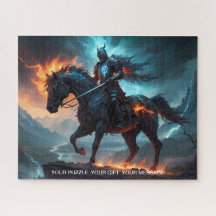 Collection Epic Black Knight & Stallion Art Puzzle