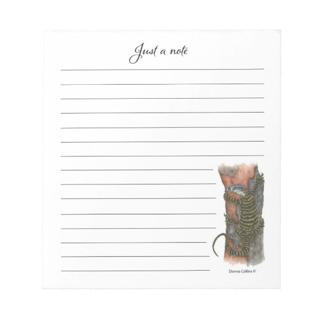 Collection Lizard Note Pad Notizblock (Vorderseite)