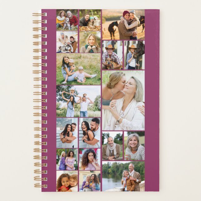 Collection photo familiale moderne 19 Photo rose (Devant)
