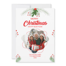 Collection photo moderne Joyeux Noël Carte de vaca