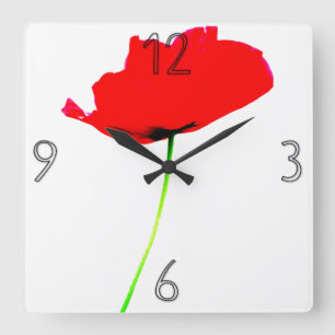 Collection POPPY 02 Horloge murale