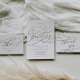 Romantische Rose Gold Kalligrafie Foto Save the Da Magneteinladung (Romantic Rose Gold Calligraphy Wedding Collection by Fresh & Yummy Paperie.)