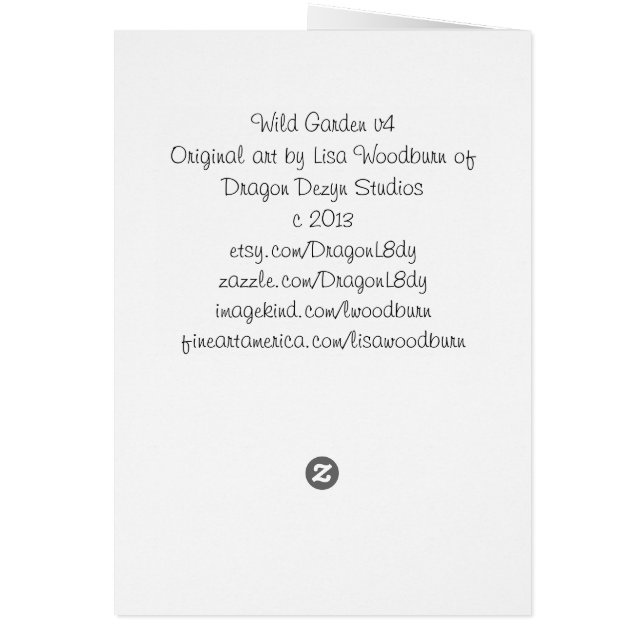 Collection sauvage du jardin v4 (Dos)