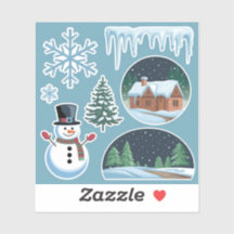 Collection Sticker de Noël pour ordinateur portabl