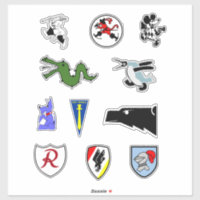 Collection Stickers Emblems Luftwaffe