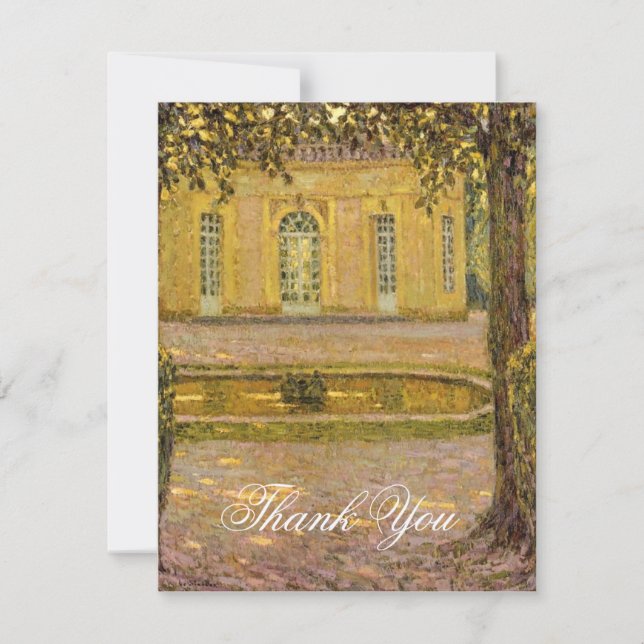 Collection Versailles - Cartes de remerciements (Devant)