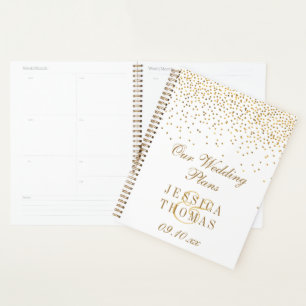 Collection Vintage de Mariage Glam Gold Confetti