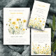 Gelbe Wildblume süß als bienenneutrale Babydusche Tragetasche (Von Creator hochgeladen)