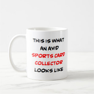 collectionneur de cartes sportives, tasse de café