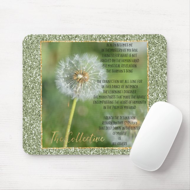 Collective Poem Mousepad (Mit Mouse)
