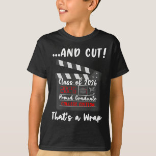 College-Abschlussklasse von 2026 Zeremonie Lustig T-Shirt