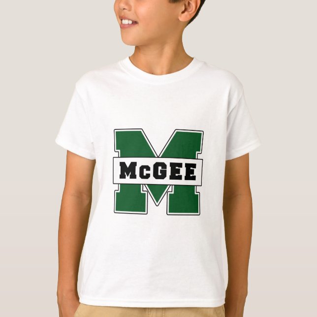 College-Ähnliches McGee Logo T-Shirt (Vorderseite)