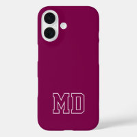College-Wein-Varsity-Monogramm-Initialen