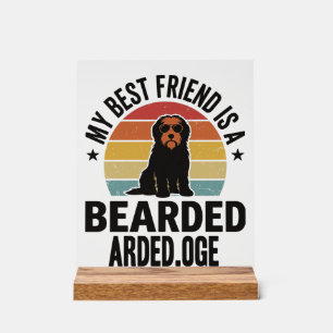 Colley barbu Design pour amateur de chien Coucher