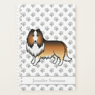 Colley Rough Sable Mignon Chien de Dessin Animé &