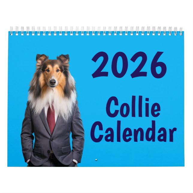 Collie Calendar Kalender (Titelbild)
