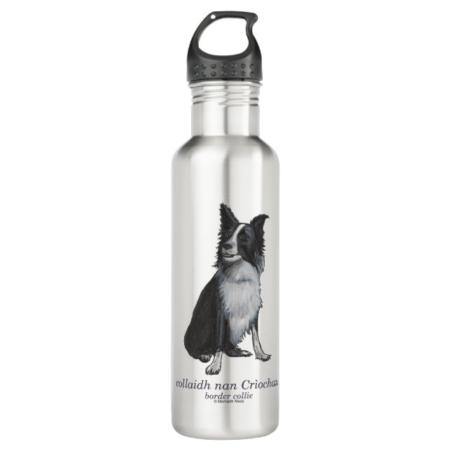 Collie - Collaidh nan Crìochan Edelstahlflasche (Vorderseite)