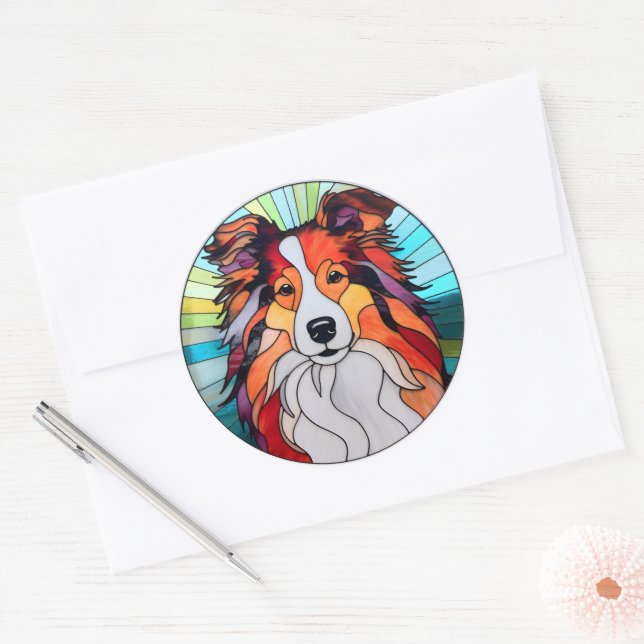 Collie Dog Sticker Pack (Umschlag)