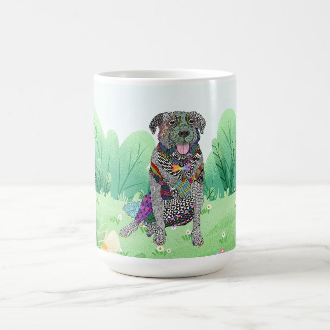 Collie du Labrador et de la frontière Mug mixte de (Centre)