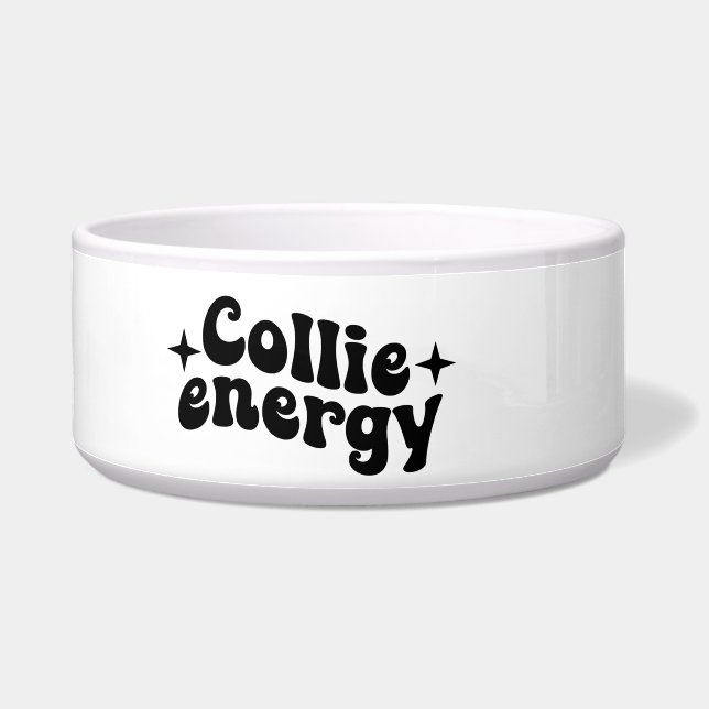 Collie Energy Keramik Dog Bowl Napf (Links)